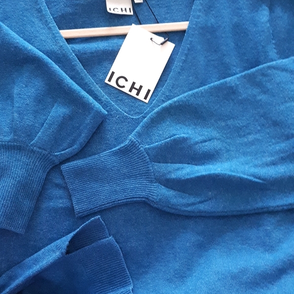 ICHI Alpa Knitted Blue Sweater /BNWT - Picture 10 of 11
